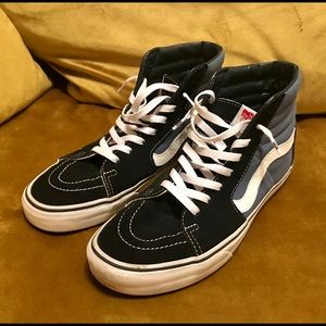 Vans SK8 Hi Navy/Black Shoes Men’s 9.5